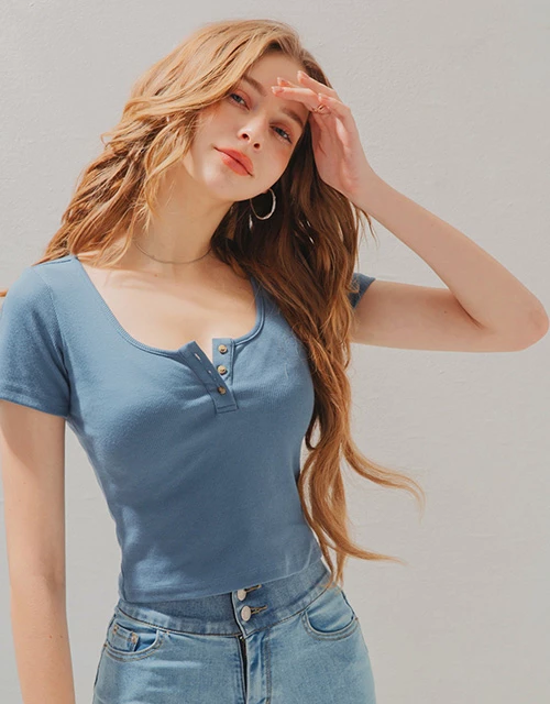 Vintage Round Neck Knit Top Vintage Round Neck Knit Top