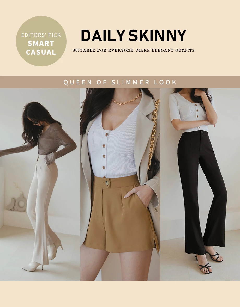 Sleek CEO Style Slimming Boot-Cut Suit Pants