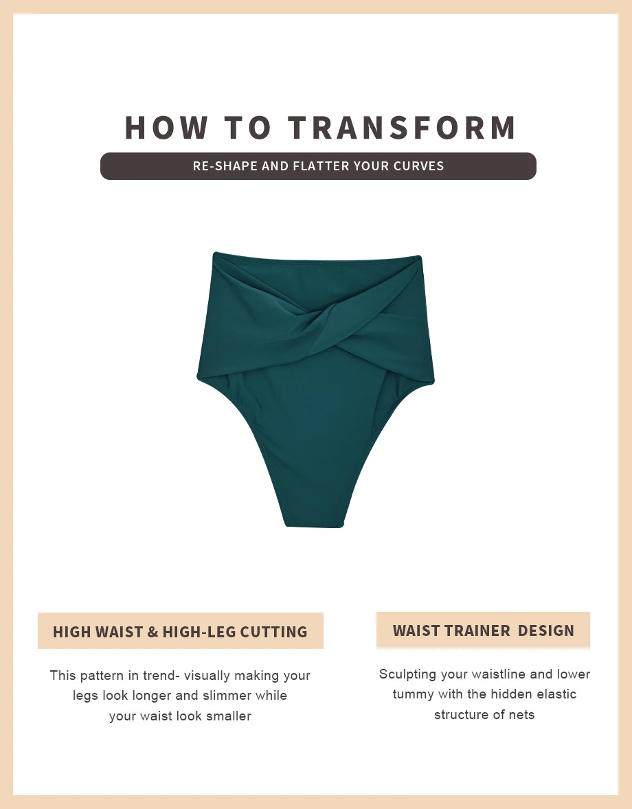 【SLIMMING】Bikini BOTTOMS Waist Trainer Sculpting Corset High Waisted Bikini Bottom ( Adjustable Draw Strings) 【SLIMMING】Bikini BOTTOMS Waist Trainer Sculpting Corset High Waisted Bikini Bottom ( Adjustable Draw Strings)