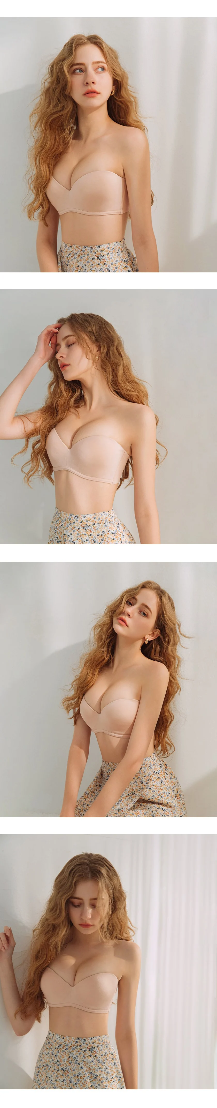 AIRY Cooling Sweetheart Push-Up Tube Bra