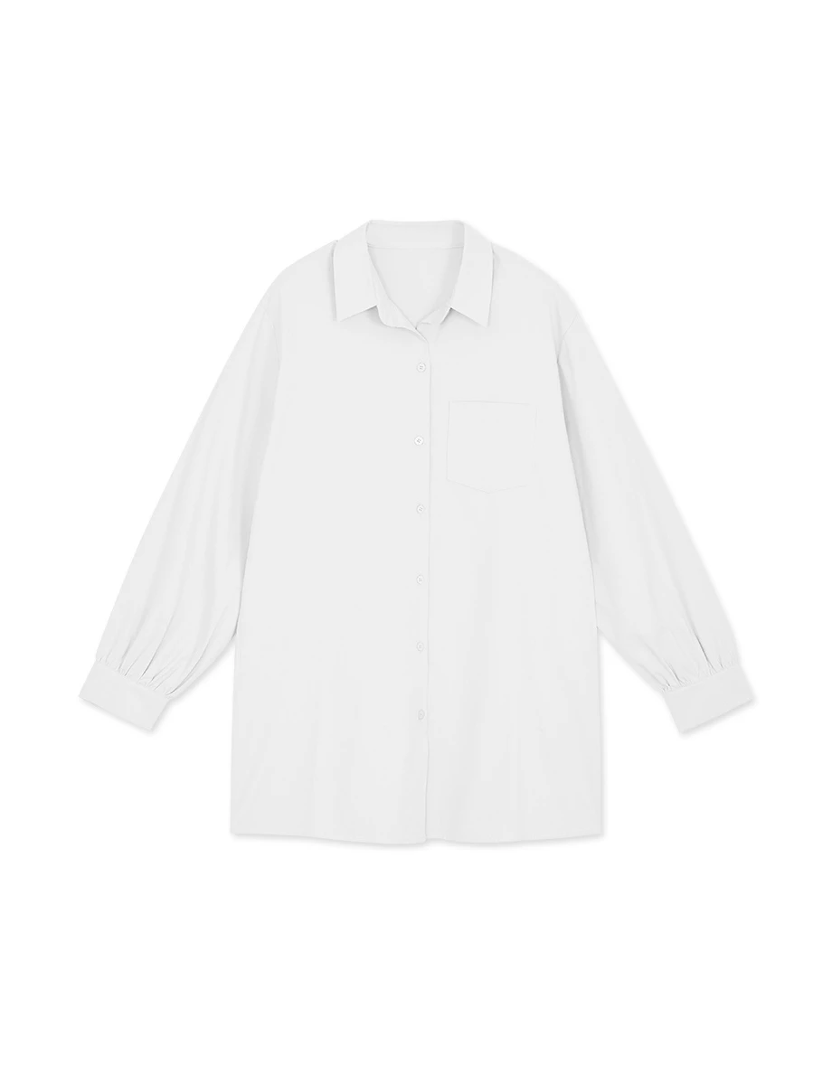 Minimal Simplicity Long Blouse Shirt Minimal Simplicity Long Blouse Shirt