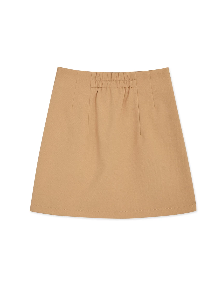 360° High Waisted Button Pleated Suit Skort 360° High Waisted Button Pleated Suit Skort