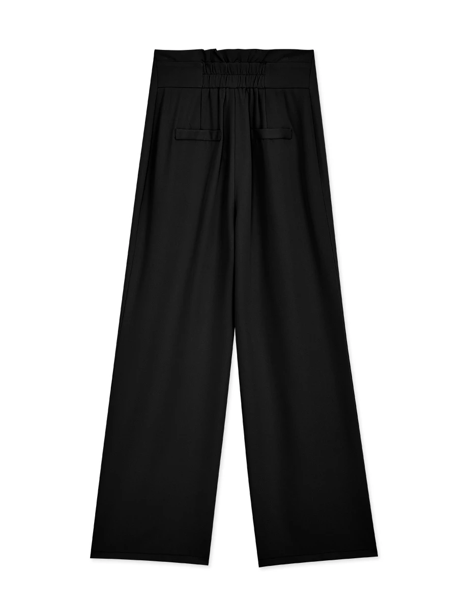 360° High Waisted Pleated Suit Straight-Leg Pants