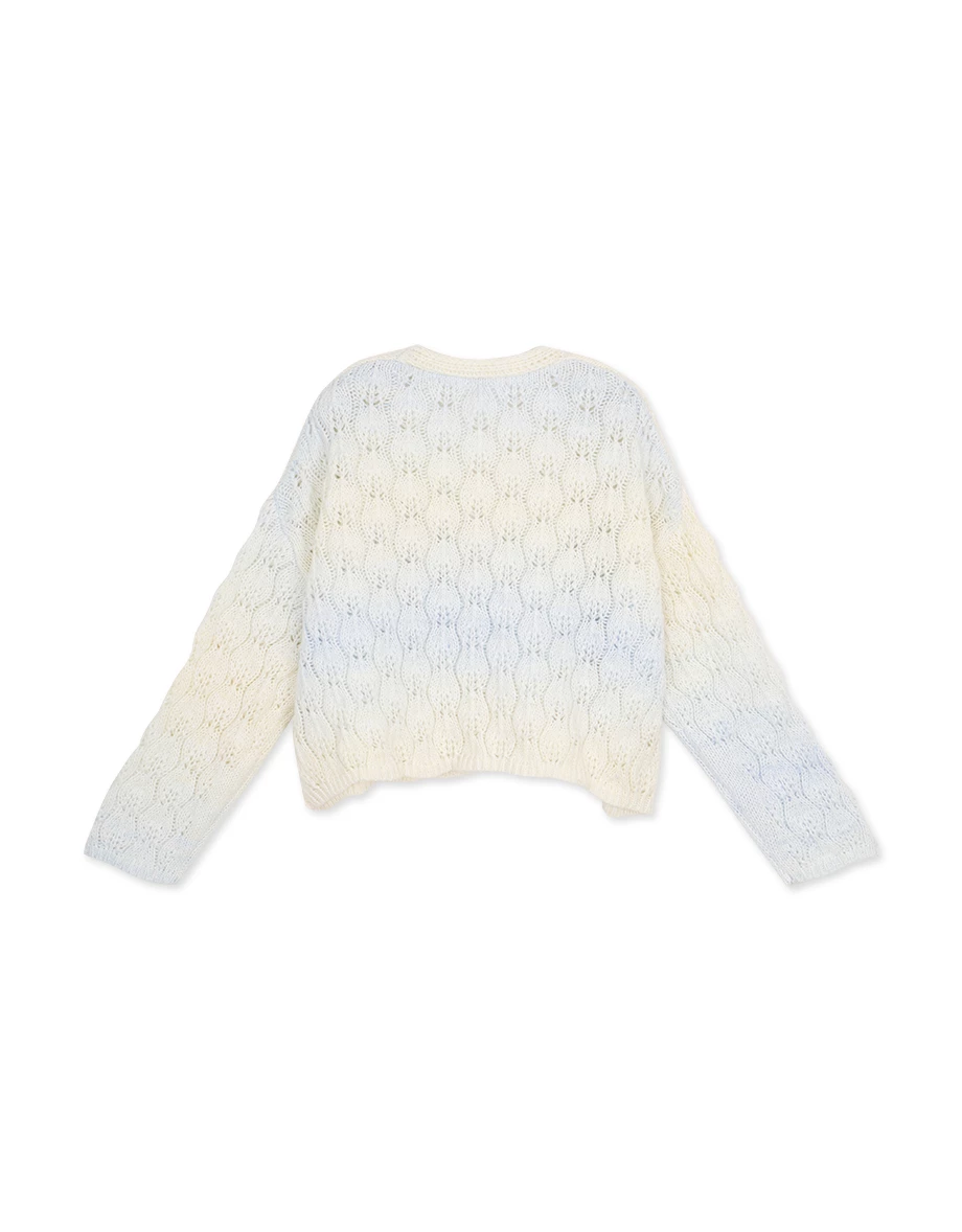 Casual Cooling Blooming Buttoned Twist Knit Cardigan Casual Cooling Blooming Buttoned Twist Knit Cardigan
