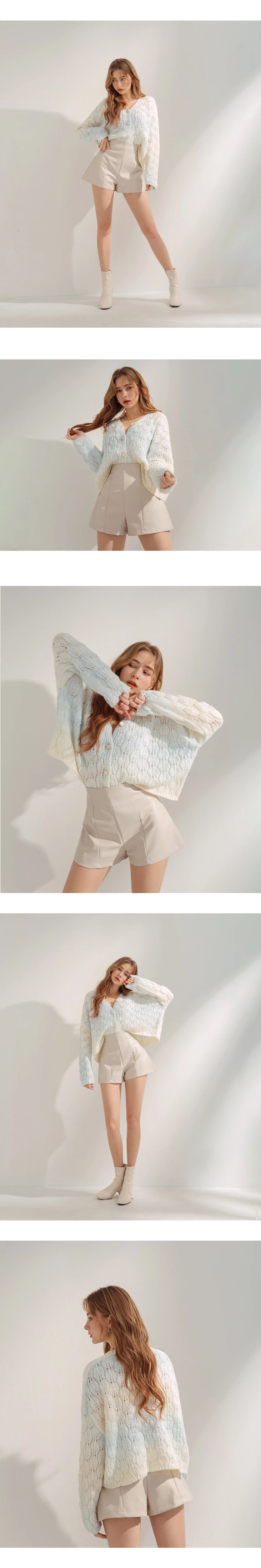 Casual Cooling Blooming Buttoned Twist Knit Cardigan Casual Cooling Blooming Buttoned Twist Knit Cardigan