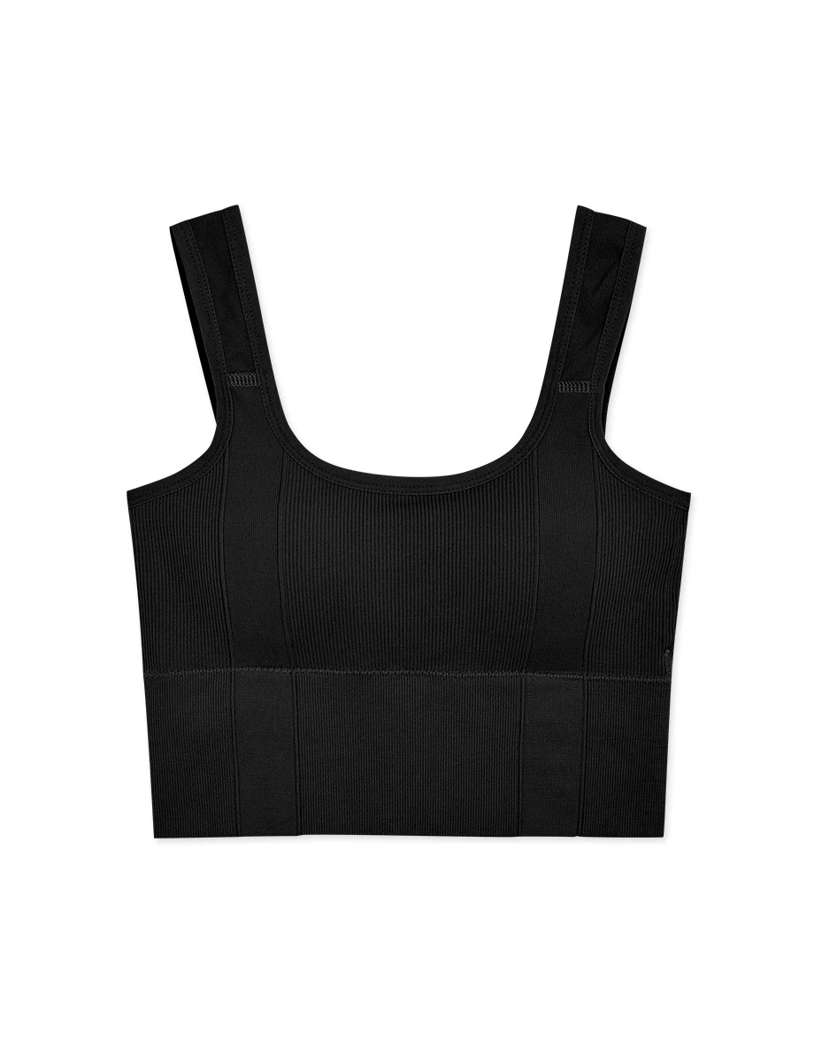 Beyond Basic U-Neck Knit Bralette (With Padding)