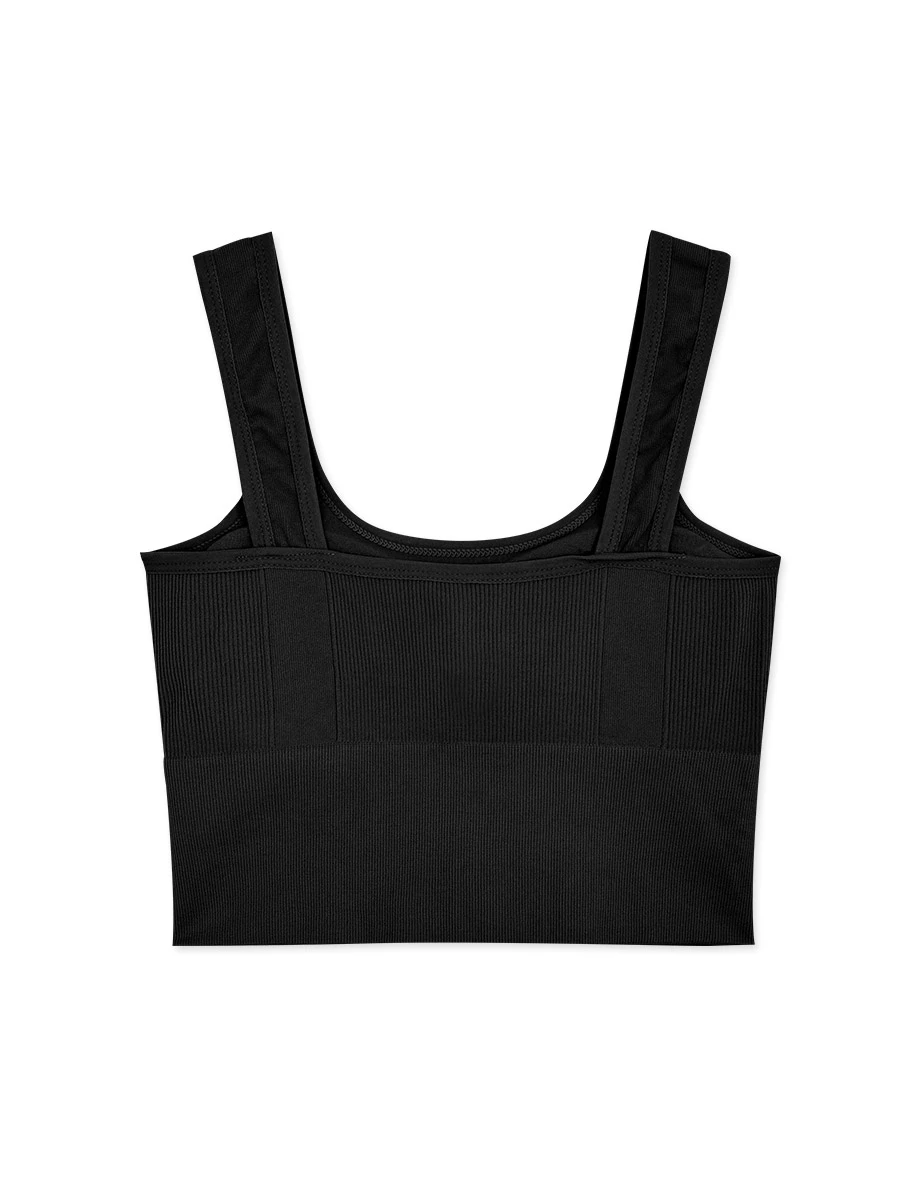 Beyond Basic U-Neck Knit Bralette (With Padding)