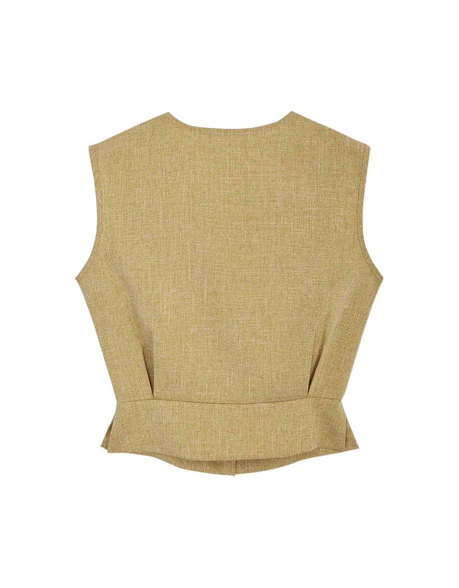 Smart Casual Lapel Buttoned Top Smart Casual Lapel Buttoned Top