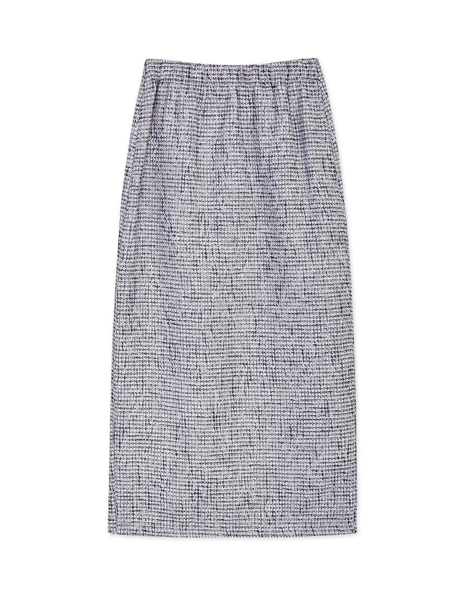 Classic Tweed Slit Maxi Skirt Classic Tweed Slit Maxi Skirt