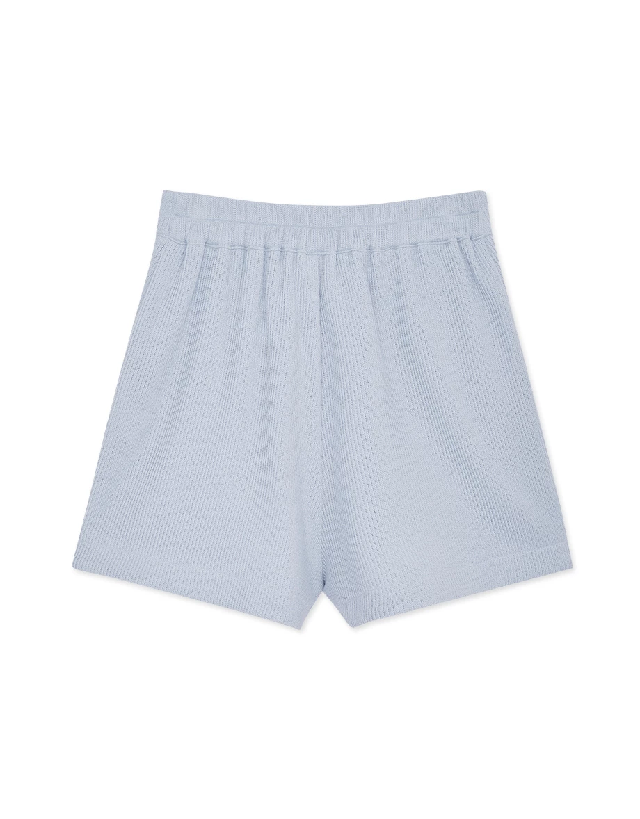 Beaded Striped Loose Shorts