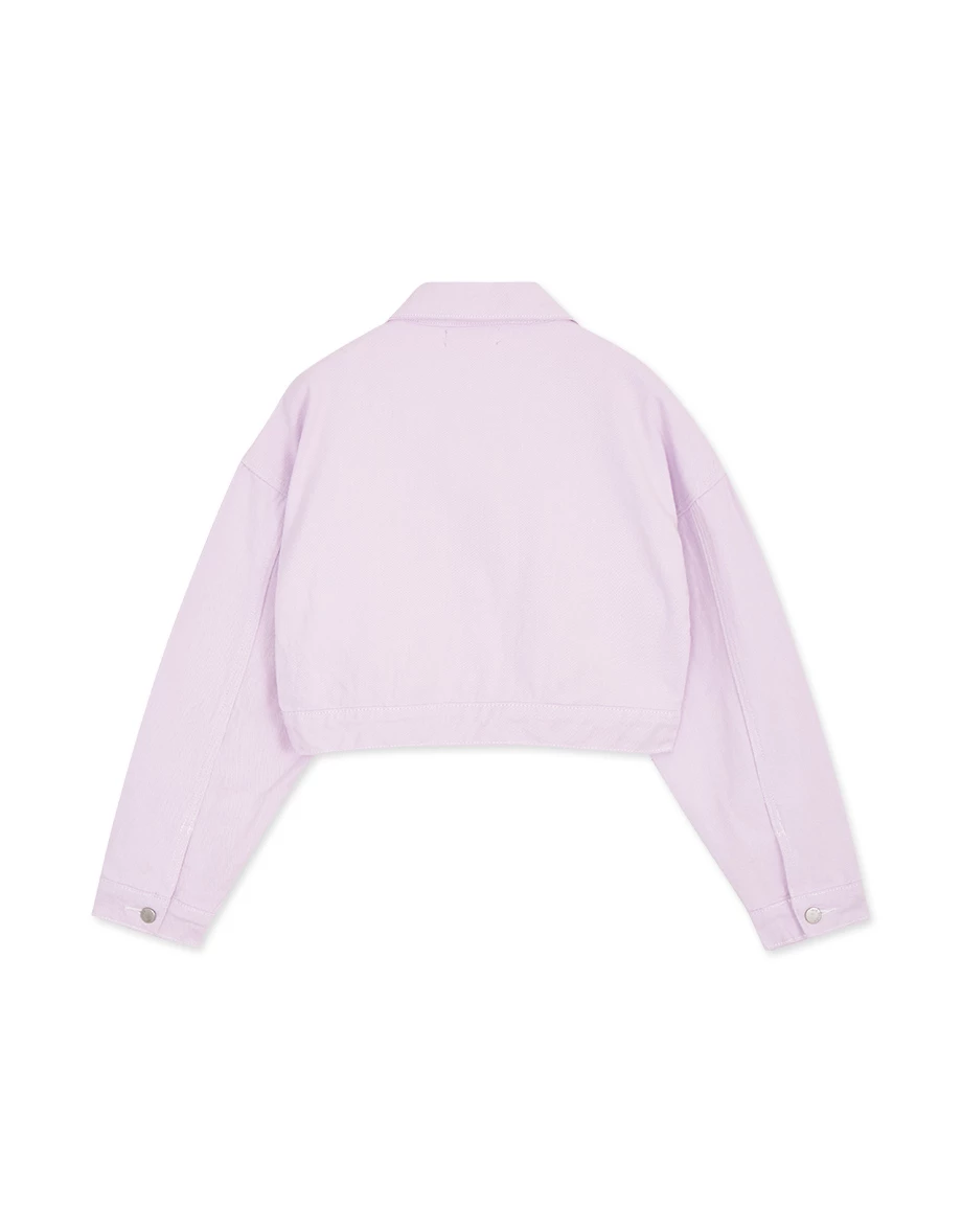 Button-Down Crop Denim Jacket Button-Down Crop Denim Jacket
