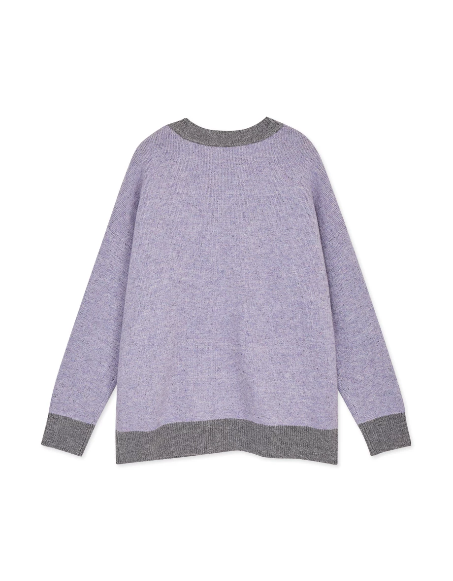 2WAY Contrast Edge Knit Cardigan 2WAY Contrast Edge Knit Cardigan