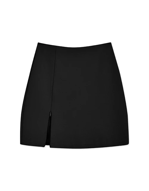 AIRY HOURGLASS K-Pop Slimming Side Zipper Slit Skirt AIRY HOURGLASS K-Pop Slimming Side Zipper Slit Skirt