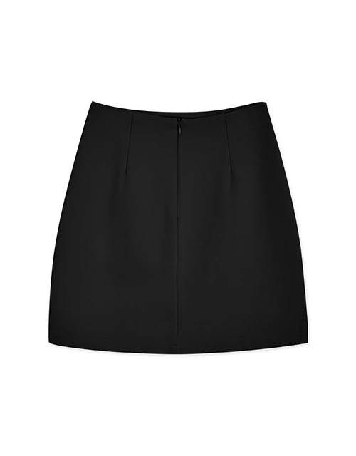 AIRY HOURGLASS K-Pop Slimming Side Zipper Slit Skirt AIRY HOURGLASS K-Pop Slimming Side Zipper Slit Skirt