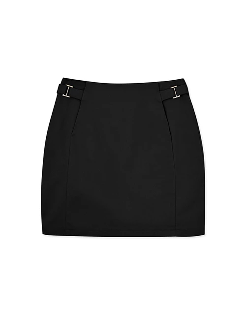 Casual Side-Buttoned Skirts