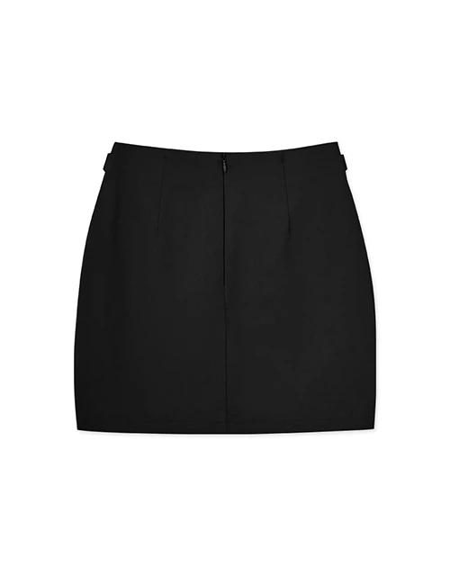 Casual Side-Buttoned Skirts