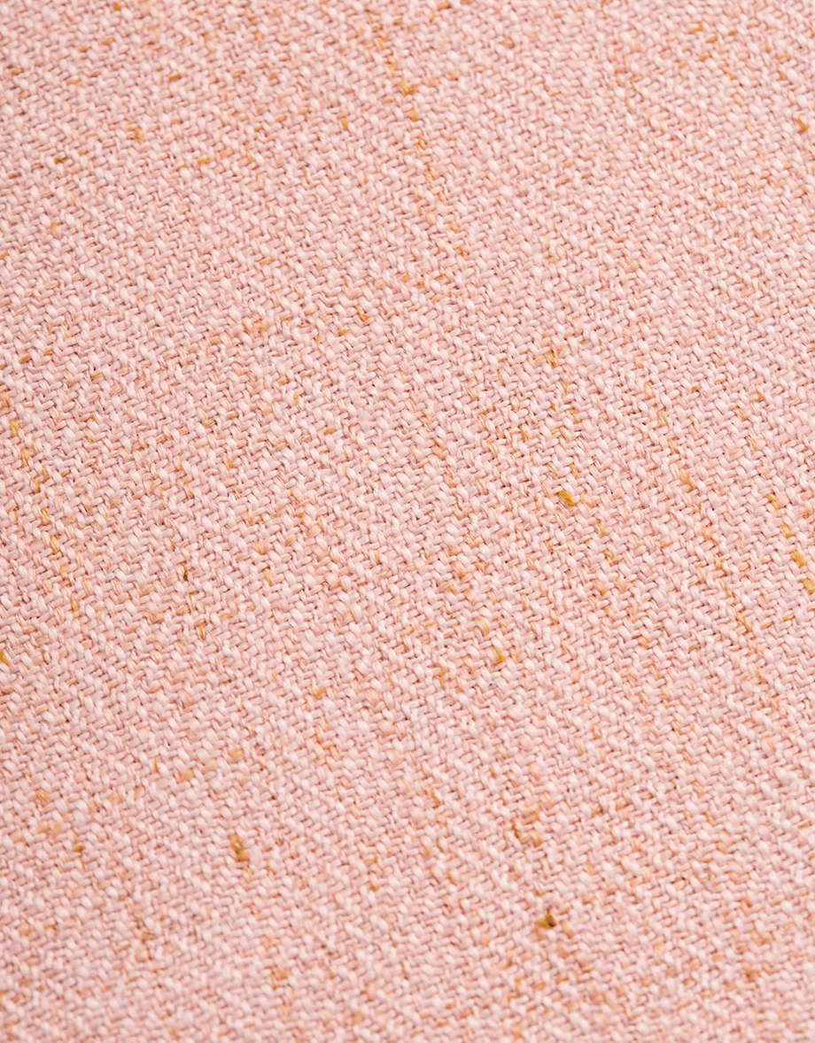 Tweed Pleated Wide Pants