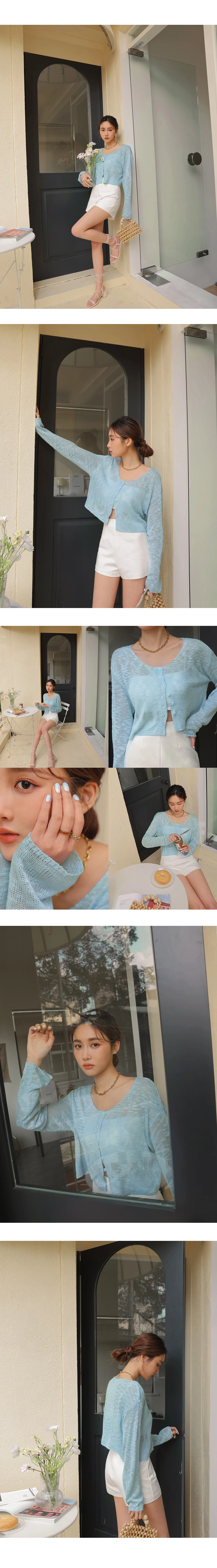 Mixed Color Knit Crop Top Mixed Color Knit Crop Top