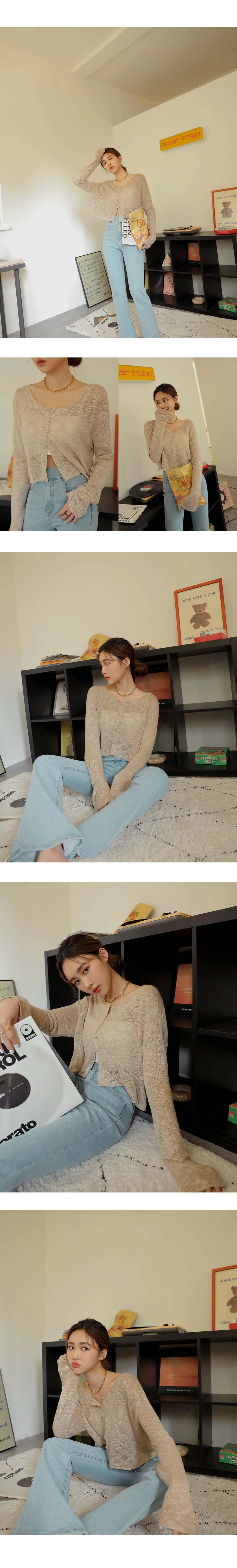 Mixed Color Knit Crop Top Mixed Color Knit Crop Top