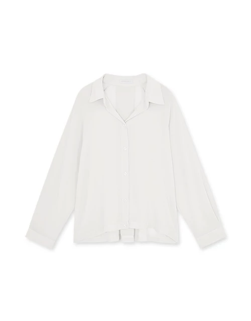 Sheer Breasted Oversized Blouse