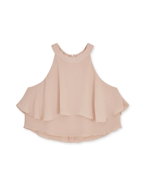 Halter Chiffon Flowy Top Halter Chiffon Flowy Top