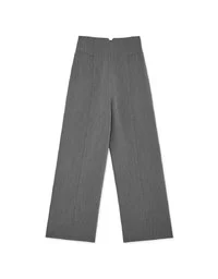 High Natural Waistline Suit Pants