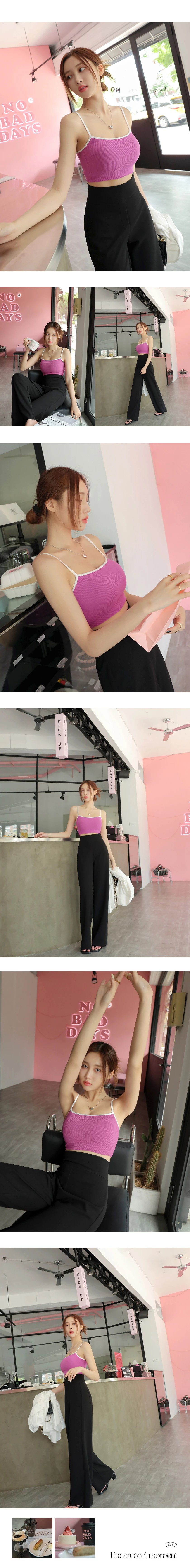 【纖女級2.0】高腰剪裁長腿直筒褲