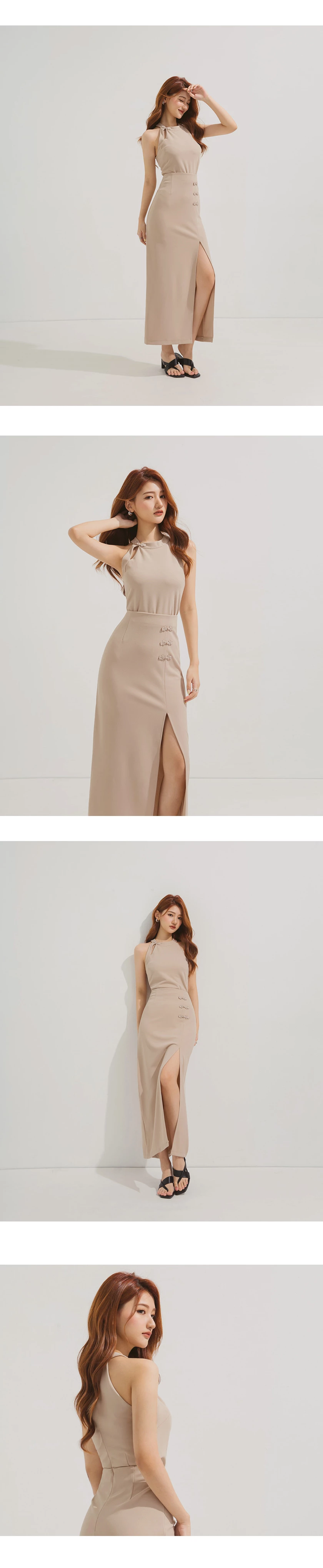 Qipao TOP with Halter Neck Cheongsam Qipao Design With Chinese Knot Qipao TOP with Halter Neck Cheongsam Qipao Design With Chinese Knot