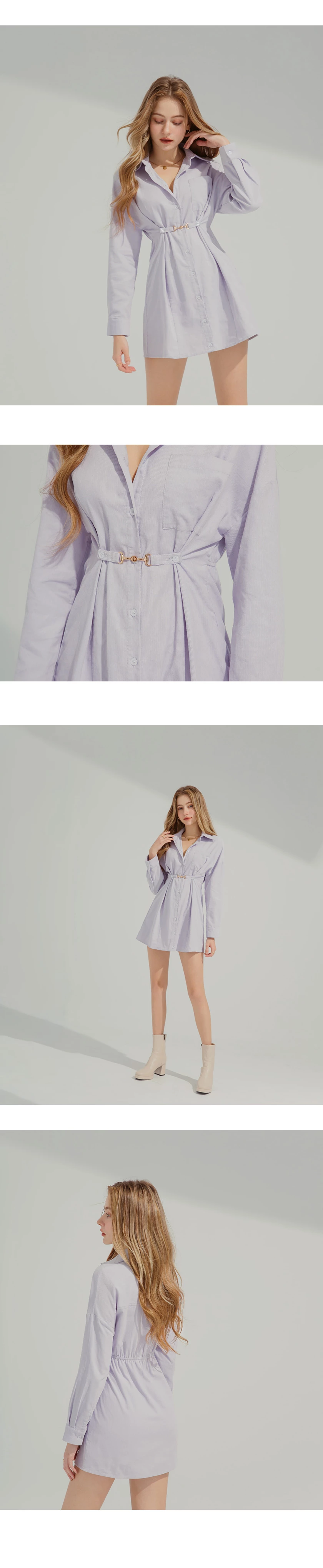 2WAY Corduroy Mini Dress 2WAY Corduroy Mini Dress