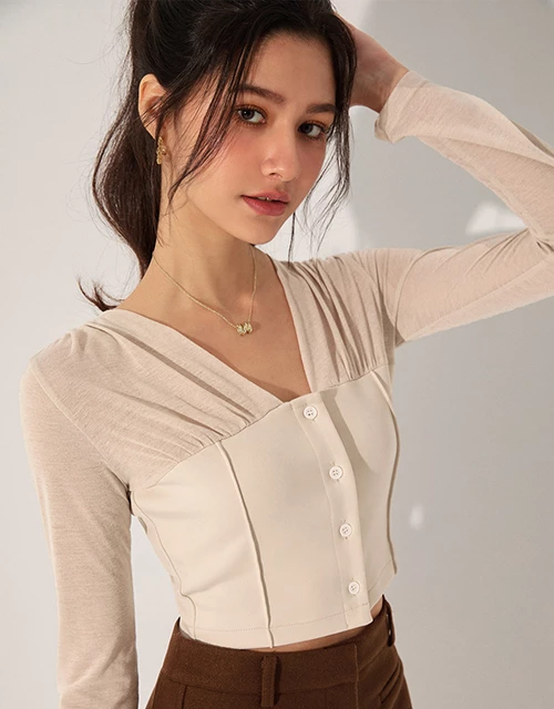 Sheer Scrunch Top