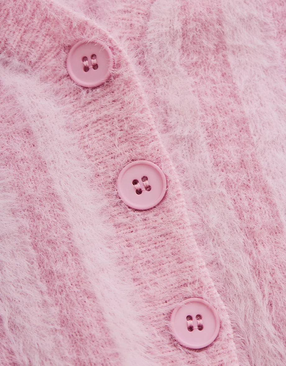 Contrast Color Striped Fleece Knit Top Contrast Color Striped Fleece Knit Top