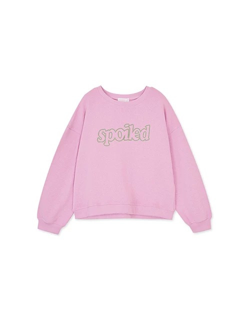 內刷毛字母大學TEE