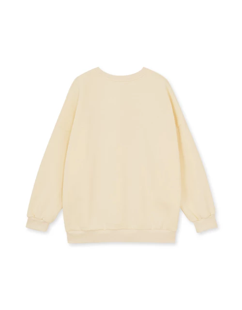 STAMP內刷毛長版大學TEE