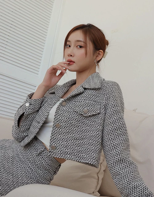 Vintage Tweed Blazer Jacket