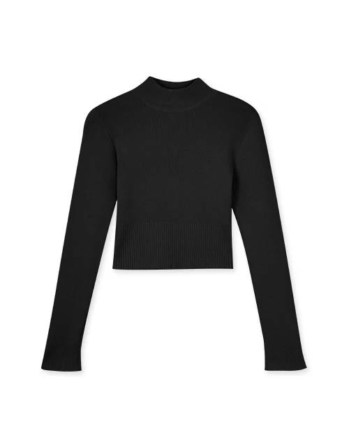 Classic Turtleneck Knit Top