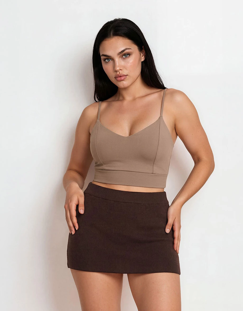 Silky Padded Camisole Bra Top Silky Padded Camisole Bra Top