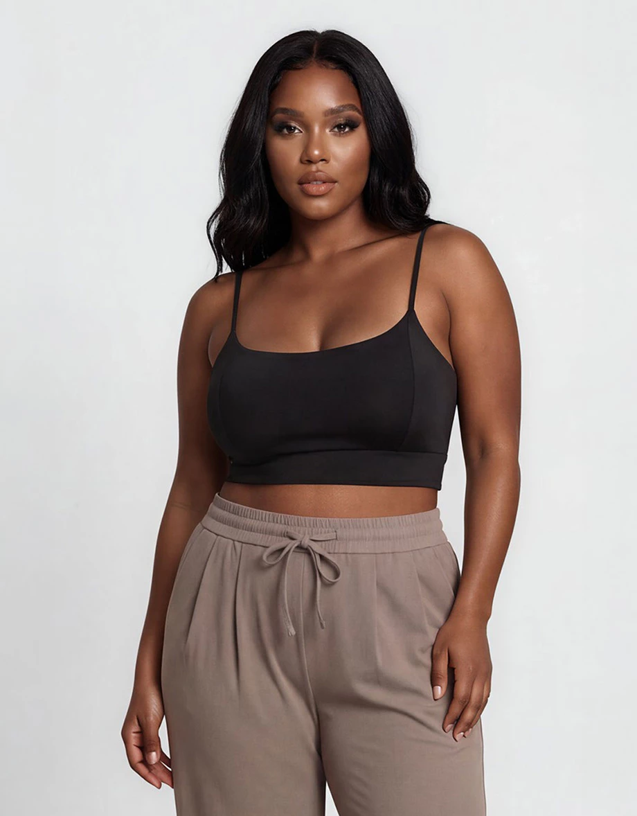 Silky Padded Camisole Bra Top