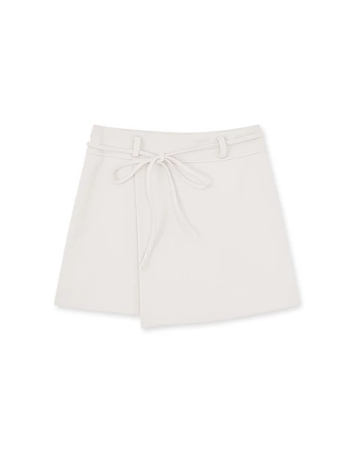 AIRY HOURGLASS Asymmetric Skirt with Drawstring Detail