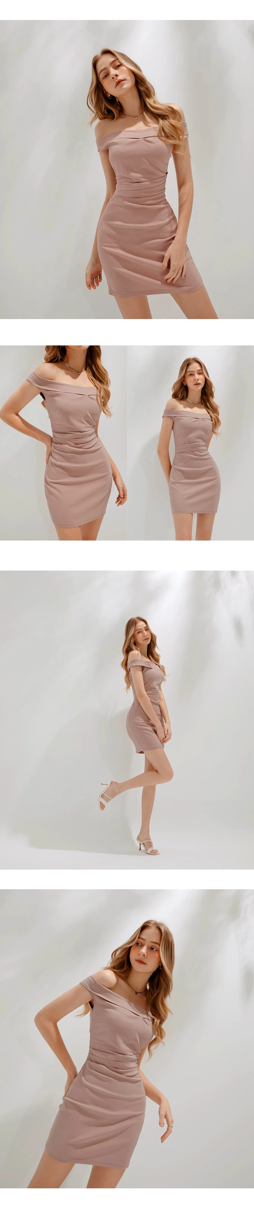 Solid Color Tube Bodycon Padded Mini Dress