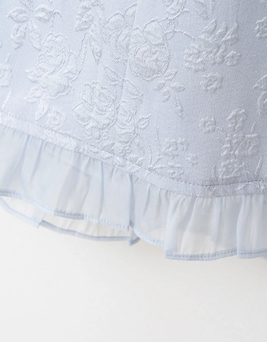 Qipao DRESS Pearl Embellished Cut Out Shoulder Cheongsam Mini Dress Qipao DRESS Pearl Embellished Cut Out Shoulder Cheongsam Mini Dress