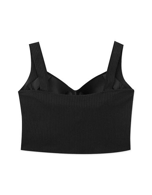 極致爆乳寬肩羅紋BRA TOP 極致爆乳寬肩羅紋BRA TOP