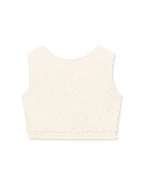 Tweed TOP Floral Buttoned Vest Tank Top Style Tweed TOP Floral Buttoned Vest Tank Top Style