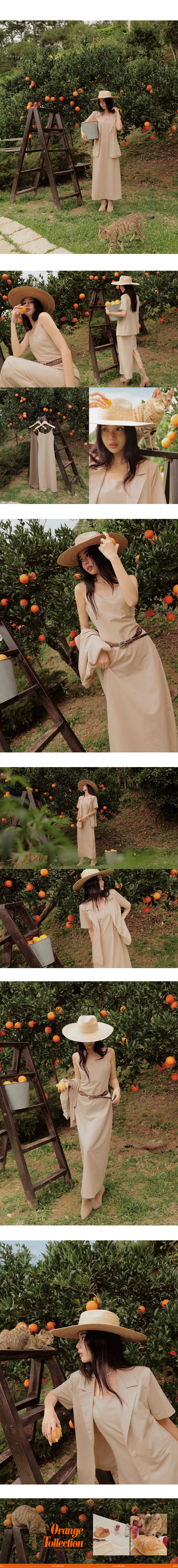 UV Skin Protection Cinched Waist Suit Maxi Dress