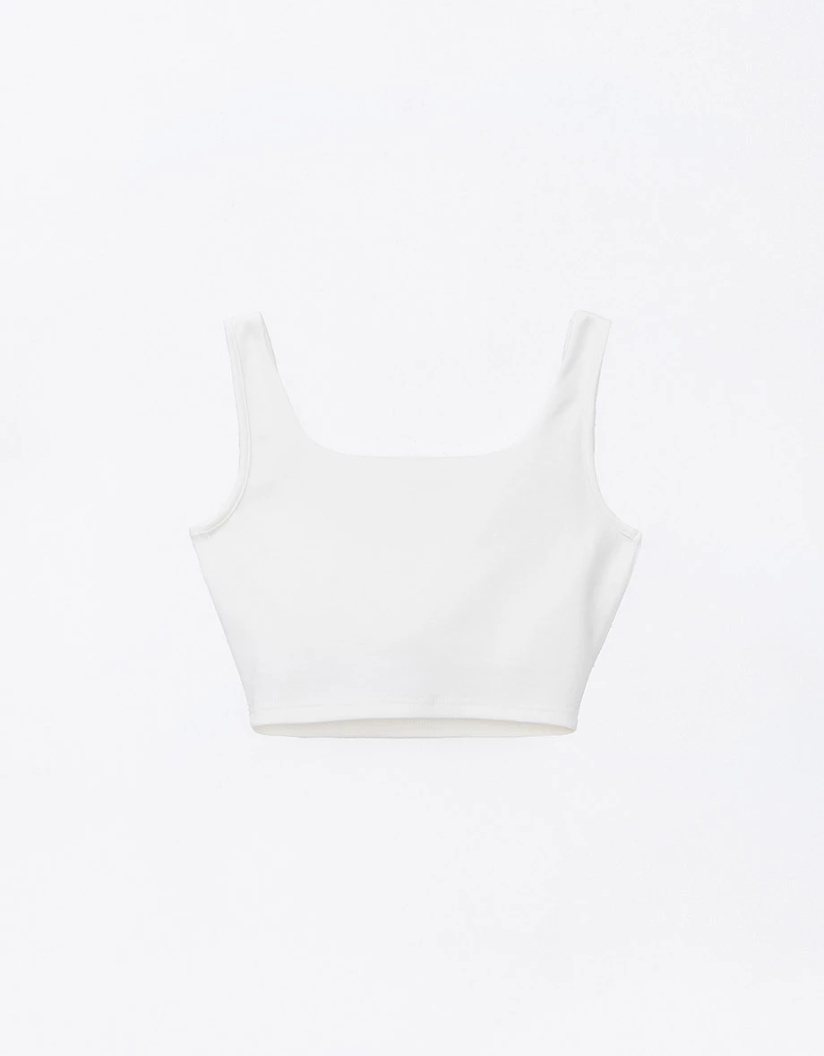 AIRY HOURGLASS BRA TOP Square Neck Bra Padded Crop Top AIRY HOURGLASS BRA TOP Square Neck Bra Padded Crop Top