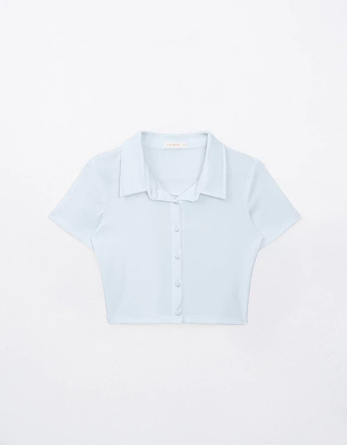 涼感輕彈POLO領上衣