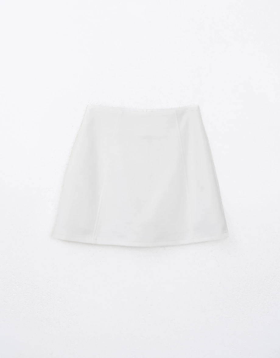 AIRY HOURGLASS High Waisted Skirt Bodycon Mini Skirt Slimming Look