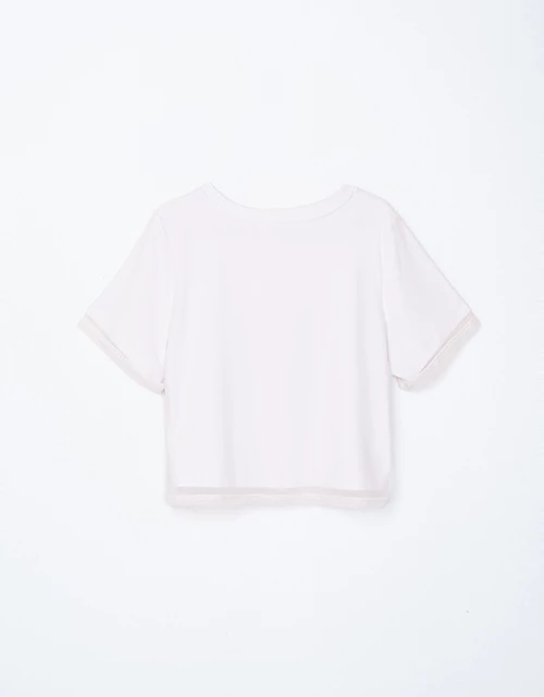 Layered Sheer Letter Top Layered Sheer Letter Top