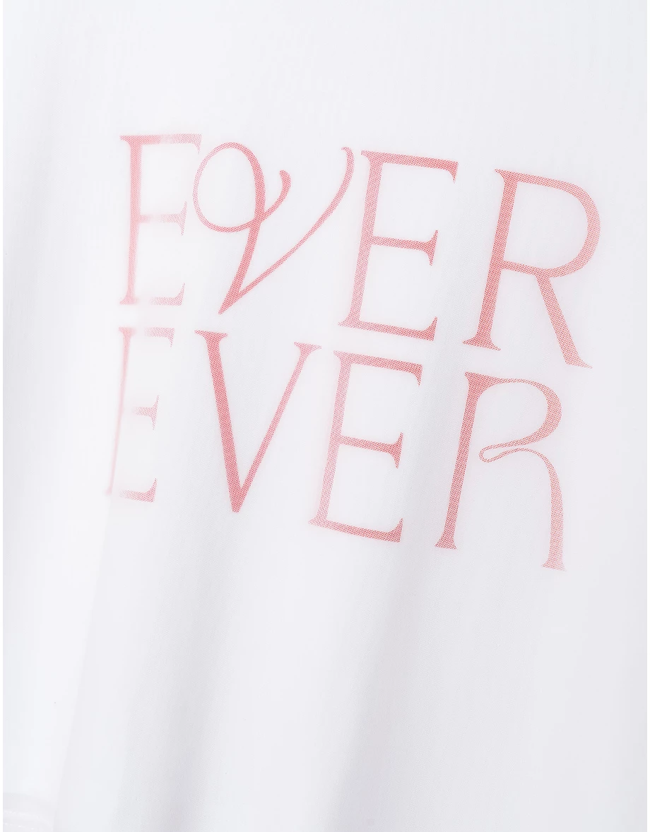 Layered Sheer Letter Top Layered Sheer Letter Top