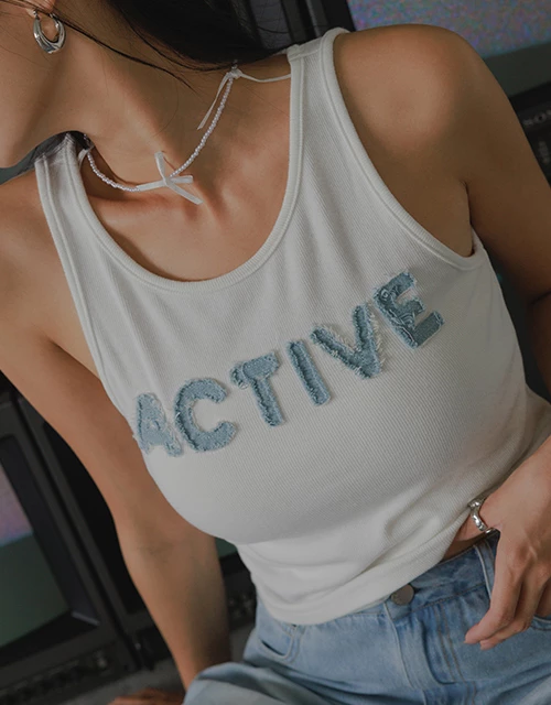 ACTIVE率性羅紋背心