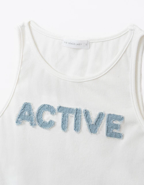 ACTIVE率性羅紋背心